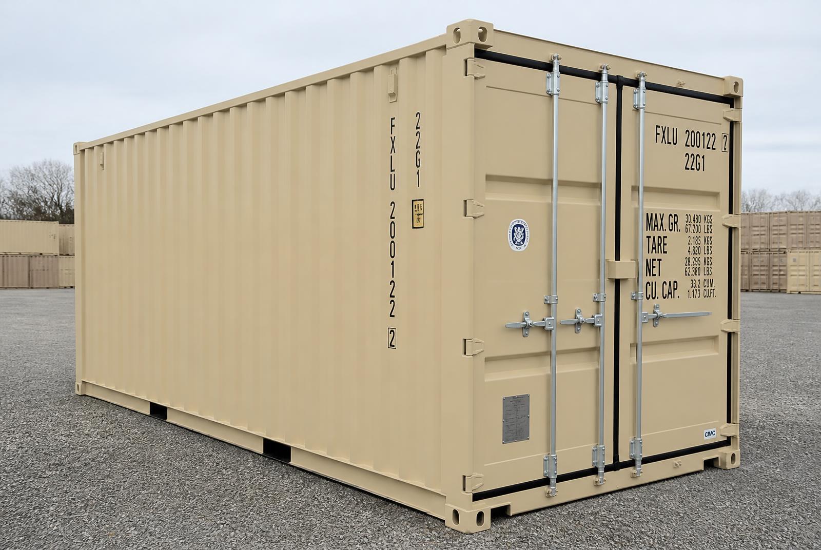 20' New One-Trip Container